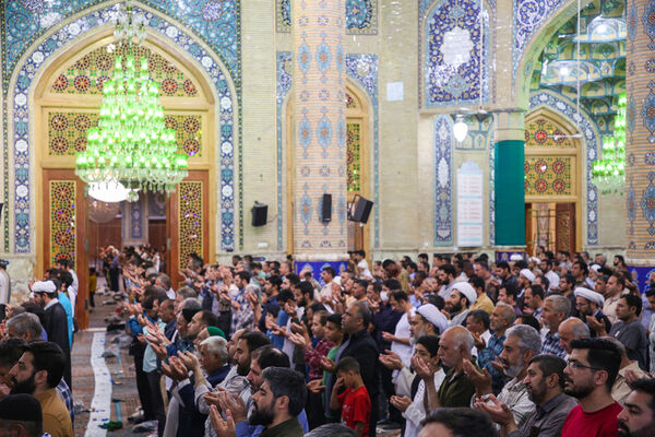 نماز عید قربان در مسجد مقدس جمکران