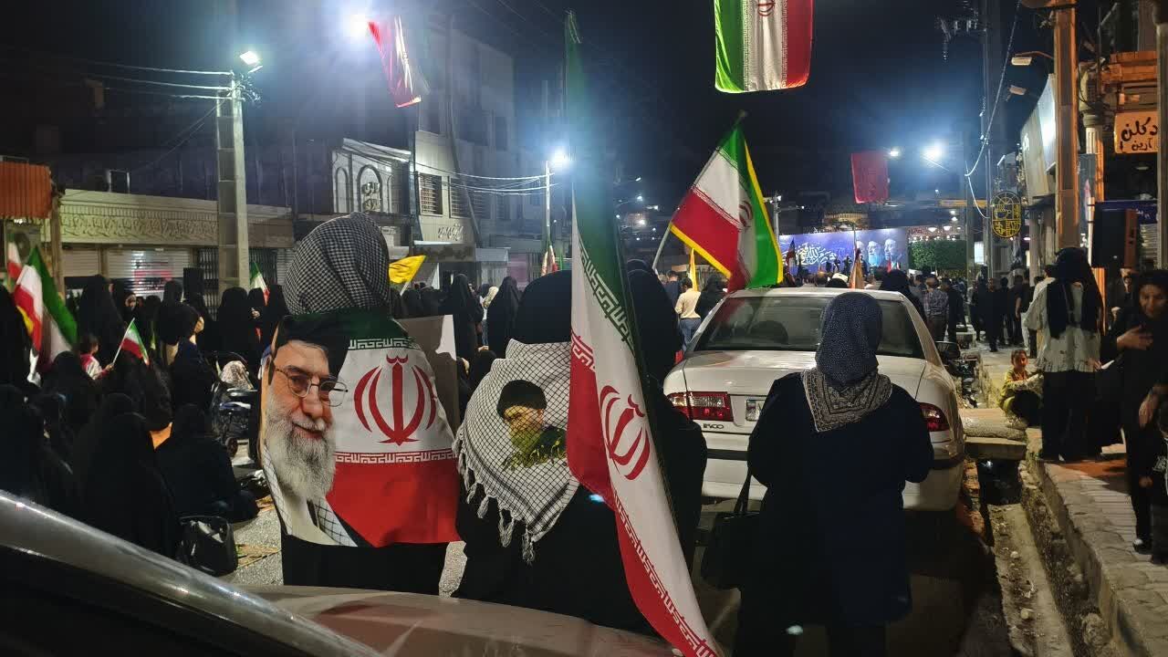 راهپیمایی در شهرستان گچساران 