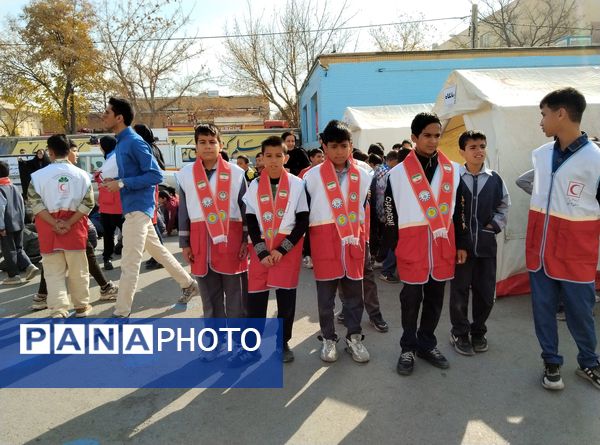 مانور سراسری زلزله در رضویه