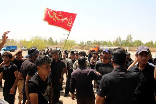 راهپیمایی دلدادگان حسینی در شهرستان سمنان