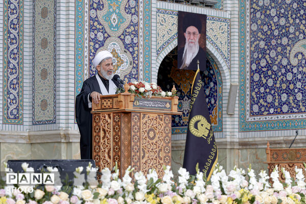 مجلس عزای شهادت رهبر معظم انقلاب (ره) در حرم مطهر رضوی