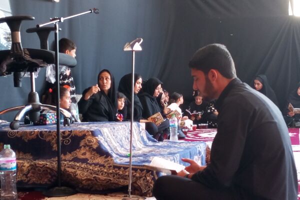 سوگواری سیدالشهدا در دبستان تربیت نصیر شهر
