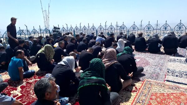 جاماندگان اربعین حسینی در بیجار مسیر عشق را پیمودند