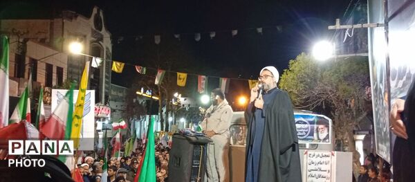 اجتماع عظیم مردم ملایر در اعلام همبستگی و انزجار از دشمنان