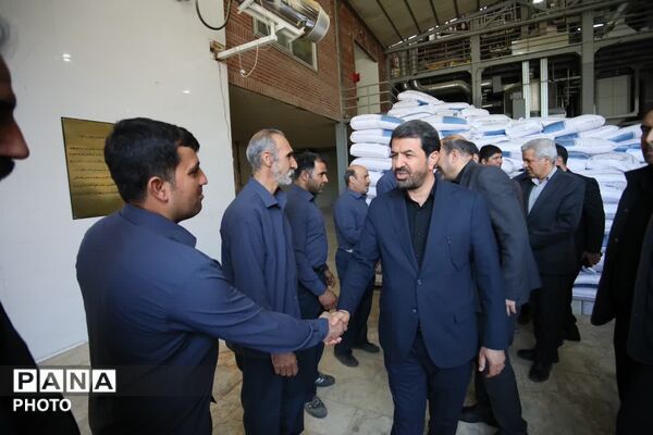 بازدید استاندار همدان از کارخانه خوراک دام و طیور نهاوند