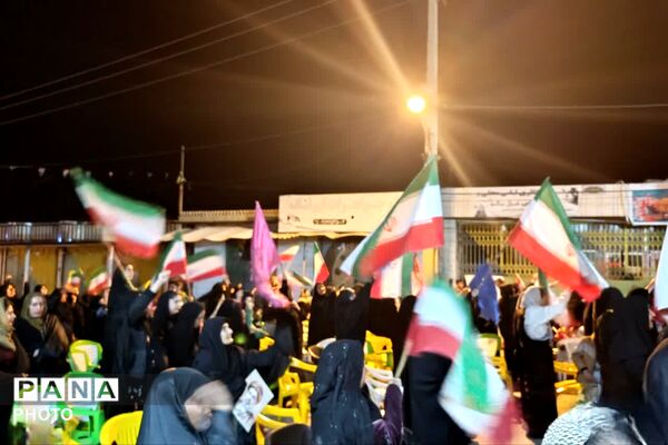 نمایش خیابانی به همت آموزش و پرورش با محوریت حادثه تروریستی مدرسه شجره طیبه میناب 
