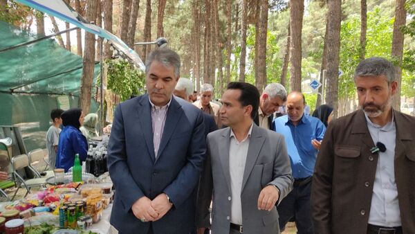 افتتاحیه نمایشگاه جشنواره بزرگ تاک پلو در شهرستان خلیل آباد 