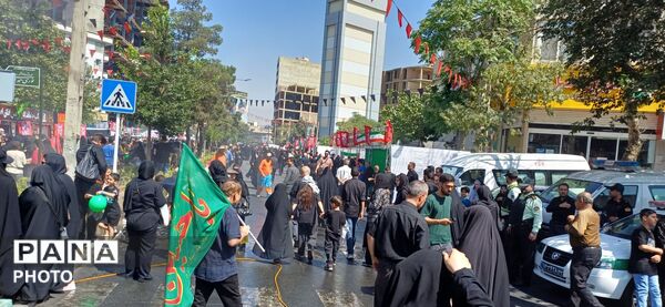 پیاده رویی جاماندگان اربعین  حسینی در کرج 