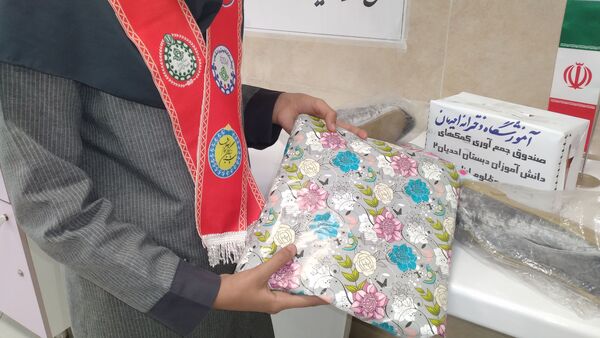 پویش مشق همدلی در دبستان دخترانه احدیان ناحیه ۶ مشهد