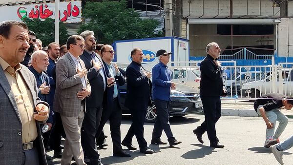 مراسم تشیع و تدفین شهید مصطفی صالحی مقدم در گلزار شهدا شهرستان قدس 