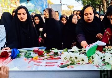 عنبرآباد میزبان پیکر مطهر شهید گمنام