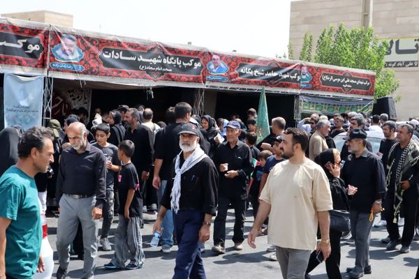 مراسم پیاده‌روی جاماندگان اربعین در محمدشهر کرج