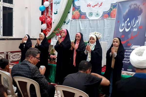 برگزاری جشن به مناسبت ولادت حضرت معصومه(س) در امام زاده لطیف نسیم‌شهر