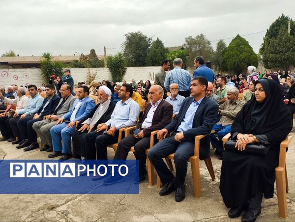 آیین کلنگ‌زنی دبستان ۱۲ کلاسه شهید ولی‌زاده سورک در شهرستان میاندورود 