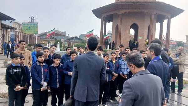 حضور پیشتازان گیلان در آرامگاه اسطوره مقاومت