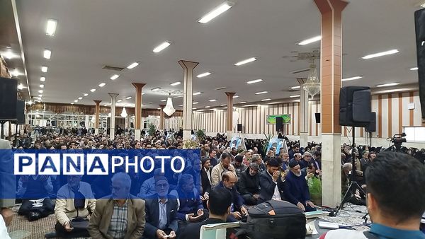مراسم پر فیض دعای ندبه به همراه آئین رونمایی و عطرافشانی سنگ یادبود شهید گمنام 