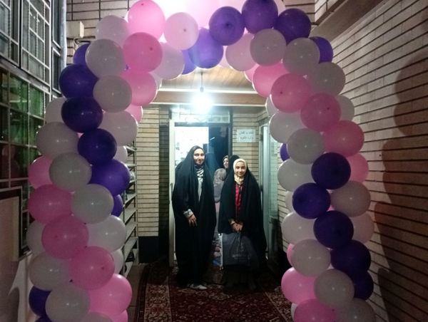 دختران، مهمانان عاشقانه اعتکاف