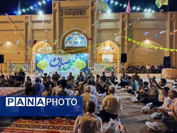جشن میلاد امام محمد صادق (ع) و حضرت محمد (ص) در امامزاده محمد عابد کاخک