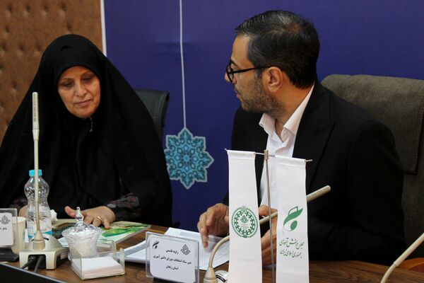افتتاحیه وبیناری مجلس دانش آموزی جمهوری اسلامی ایران در زنجان 