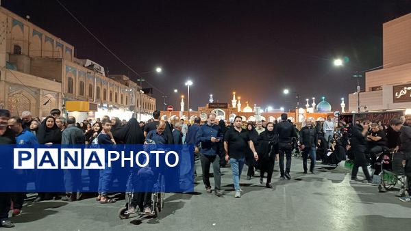 مراسم عزاداری شهادت امام رضا(ع) و شام غریبان در حرم مطهر رضوی 