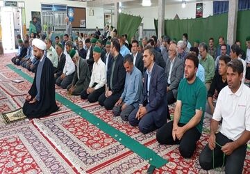 اقامه نماز جمعه در مسجد جامع شهر بار