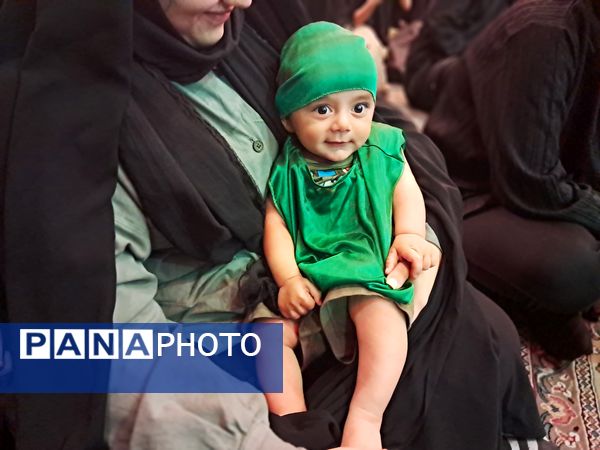 مراسم شیرخوارگان حسینی در حسینیه عاشقان ثارالله قائمشهر