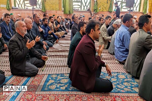 مراسم عزاداری شهادت امام جعفر صادق علیه السلام در حسینیه شهربار