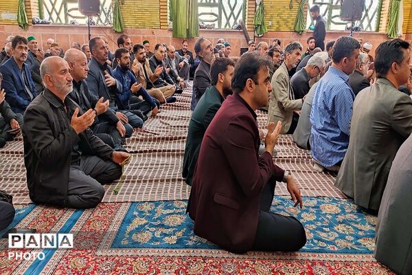 مراسم عزاداری شهادت امام جعفر صادق علیه السلام در حسینیه شهربار