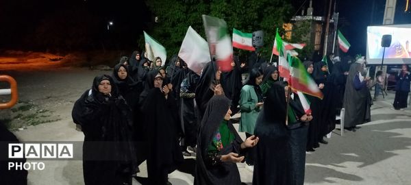 شکوه بصیرت  مردم ولایت مدار شهر بار برای دفاع از وطن 