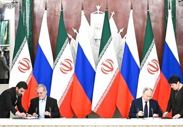 پوتین قانون معاهده جامع راهبردی با ایران را امضا کرد