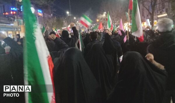 حضور گسترده و پرشور مردم انقلابی نیشابور در اجتماع خونخواهی رهبر انقلاب