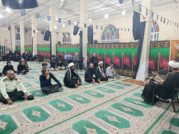 سوگ خورشید خراسان در حاجی‌آباد عزاداری شهادت امام رضا(ع)