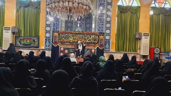 مراسم اربعین حسینی ویژه بانوان در مسجد جامع‌ رجایی‌شهرکرج