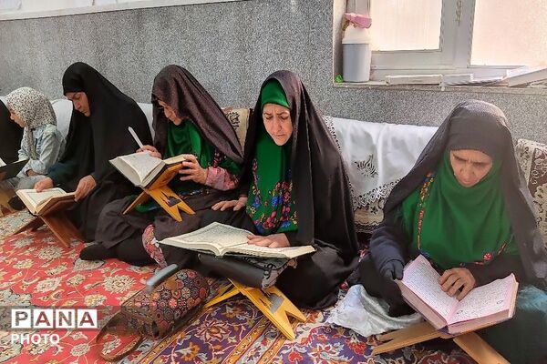 محفل انس با قرآن کریم در مسجد جامع شهر بار
