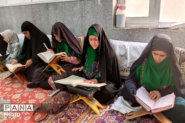 محفل انس با قرآن کریم در مسجد جامع شهر بار