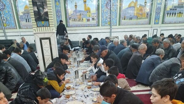 ضیافت الهی در ماه رحمت در روستای مارکده