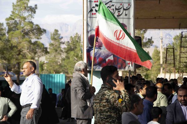 تجمع مردم یزد در پی عملیات «وعده صادق»