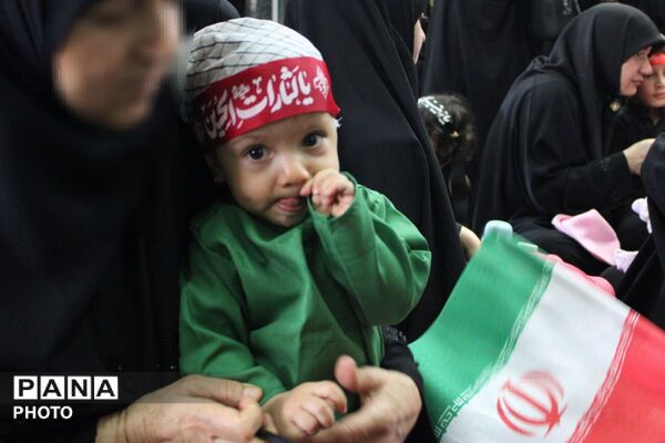 مراسم شیرخوارگان حسینی در منطقه پردیس
