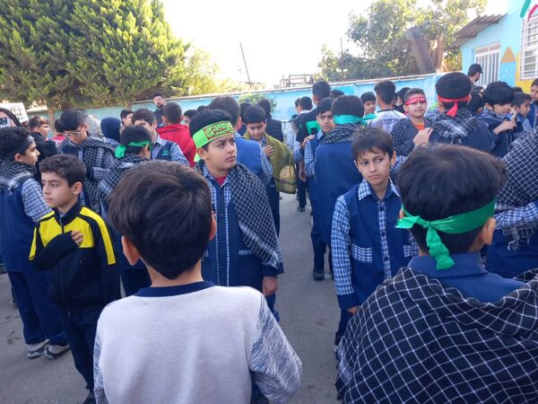 مراسم شهادت حضرت فاطمه(س) در مدرسه شهدای فرهنگی