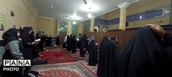 مراسم احیاء سومین شب قدر در مسجد امام حسین(ع) شهرستان پلدختر 