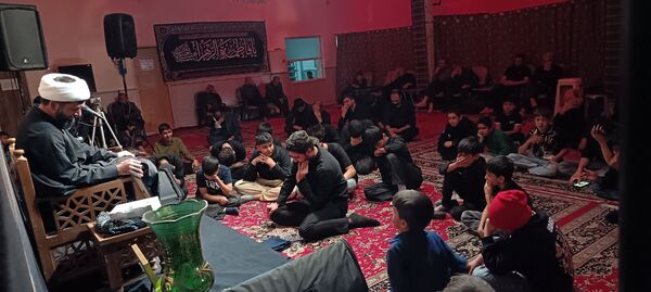 مراسم سینه زنی و دهه دوم فاطمیه در حسینیه شیرزاد نیشابور 