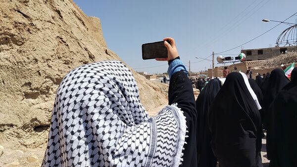 طنین شعار انا علی العهد یا قدس در شهرستان مروست