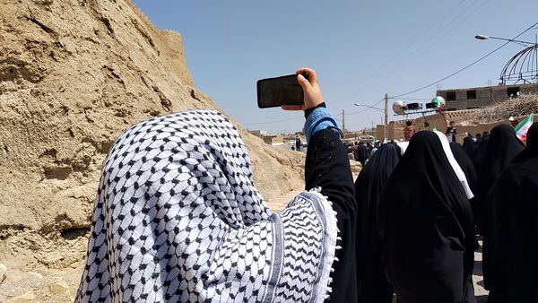 طنین شعار انا علی العهد یا قدس در شهرستان مروست