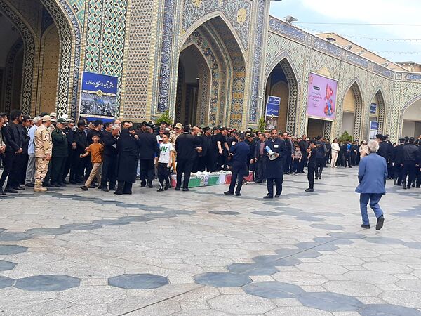 تشییع پیکر شهدای نیروی انتظامی مشهد مقدس