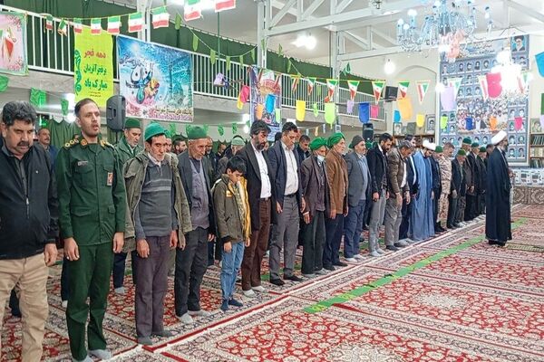 اقامه نماز جماعت ظهر و عصر در روز ۲۲بهمن  شهر بار نیشابور