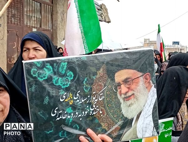 قدمهای استوار مردم علی آباد پبرای اتحاد قدس