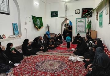 مراسم شب اربعین حسینی در روستای نقاب