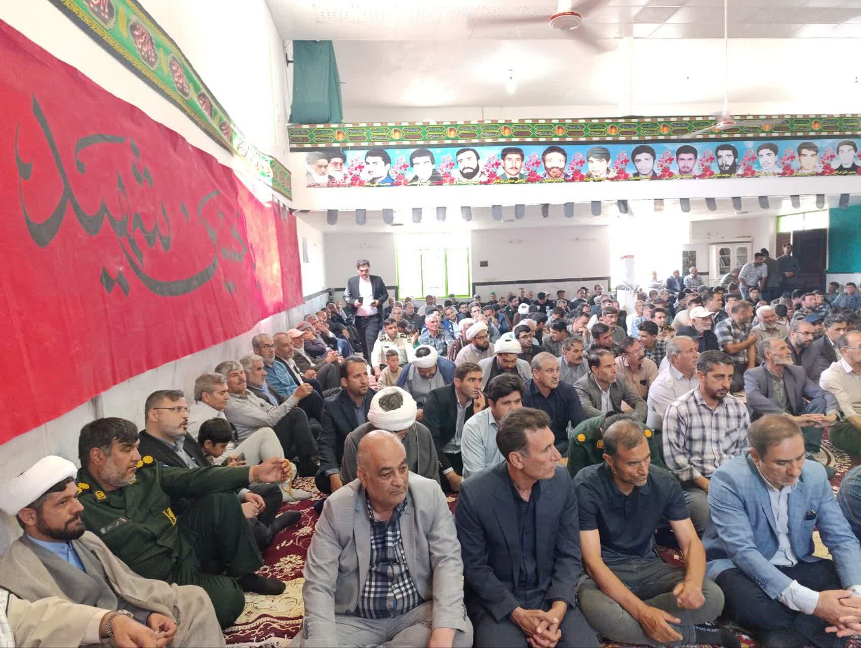 برگزاری یادواره ۱۲ شهید روستای چوکانلو شهرستان شیروان