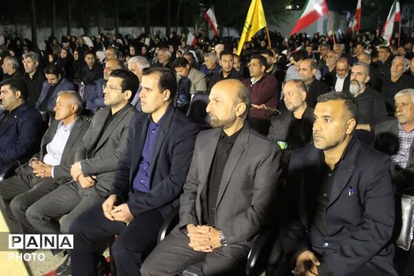  اربعین رهبر شهید امت اسلامی و دانش آموزان مدرسه شجره طیبه میناب در جوادآباد 