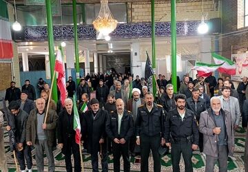سفیددشت یکپارچه فریاد «مرگ بر اسرائیل» سر داد